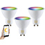 3 stuks Ledspot GU10 fitting, Hue en Zigbee Compatibel