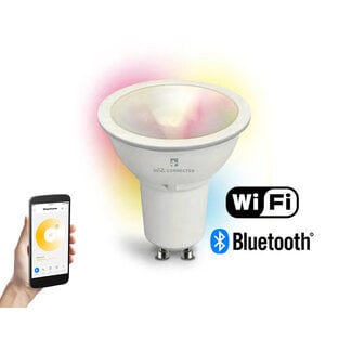 Smart Led GU10 Wifi+Bluetooth. RGB en dimtone, 5 W