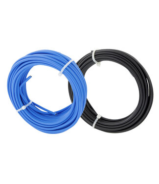 Set Installatiedraad 10 m blauw, zwart