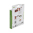 Wago Wago lasklem 3-polig - 4 mm - transparant-oranje, 12 stuks