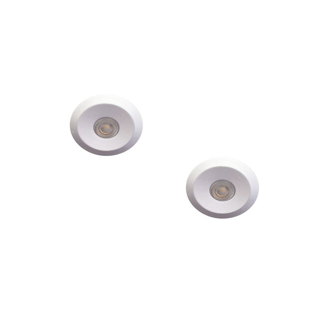Set van 2 Microledjes Maduro, dimbaar, 1,2 Watt, Wit IP44