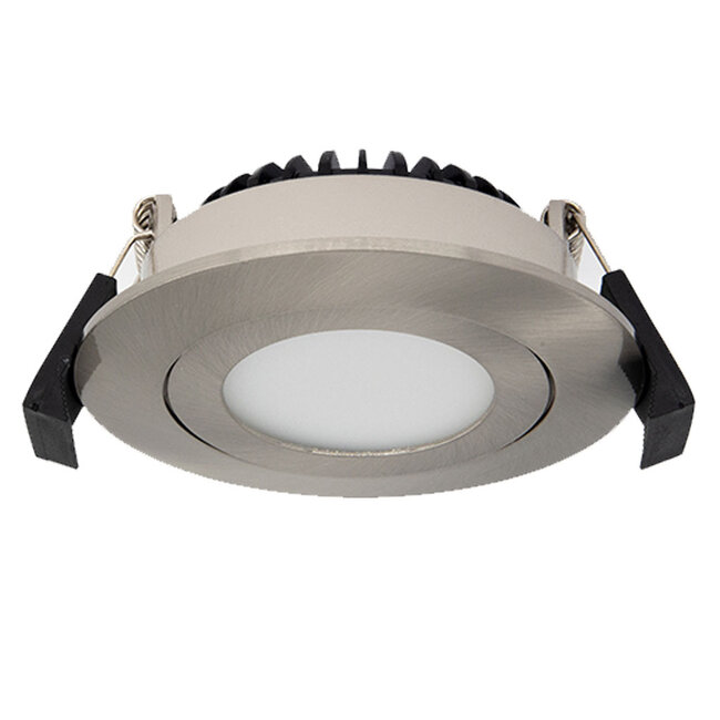 Smart Inbouw Ledspot Bali RVS, RGB en warm Wit.