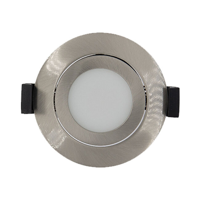 Smart Inbouw Ledspot Bali RVS, RGB en warm Wit.