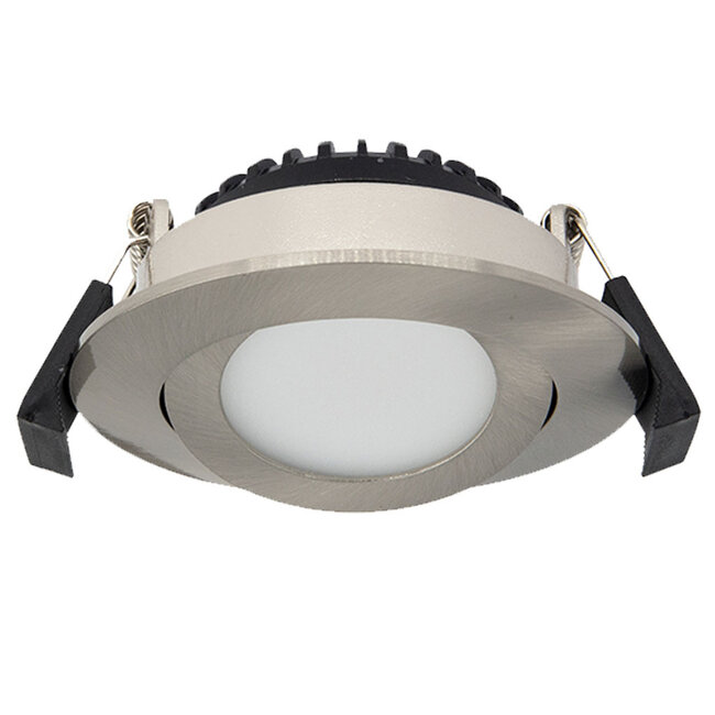 Smart Inbouw Ledspot Bali RVS, RGB en warm Wit.