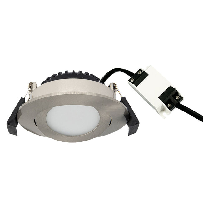 Smart Inbouw Ledspot Bali RVS, RGB en warm Wit.