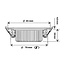 Smart Inbouw Ledspot Bali Wit, RGB en warm Wit.
