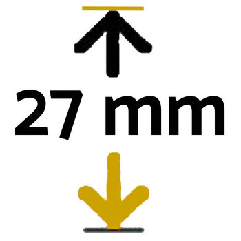 Maximaal 27 mm