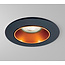 Set van 2 Zwart met goudkleur Inbouw Ledspot Aruba, 5 Watt