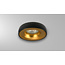 Set van 3 zwart met goudkleur Inbouw Ledspot Samos, 5 Watt