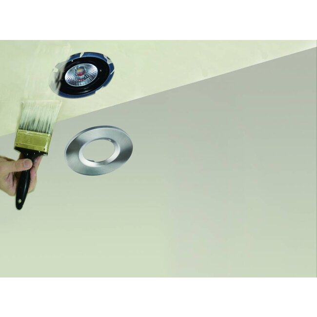 Badkamer InbouwLEDspot Kreta 8W, In Gun Metal, IP65