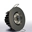 Badkamer InbouwLEDspot Kreta 8W, In Gun Metal, IP65