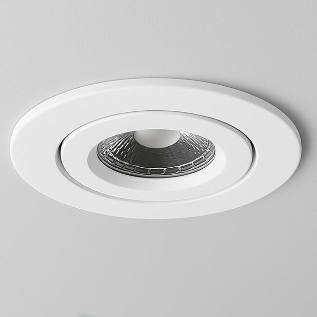 Inbouw Ledspot Dublin Wit, 6 Watt, Dimbaar Warm Wit IP44