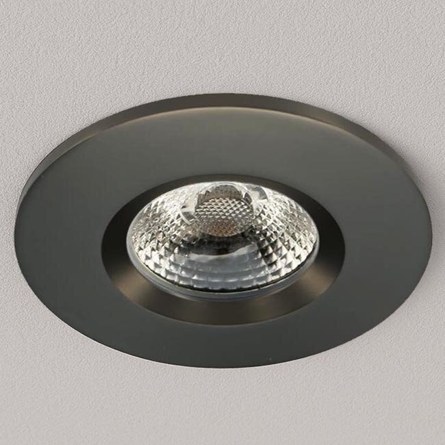 Badkamer InbouwLEDspot Kreta 8W, In Gun Metal, IP65