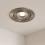Inbouw Ledspot Dublin RVS kleur , 6 Watt, Dimbaar Warm Wit IP44