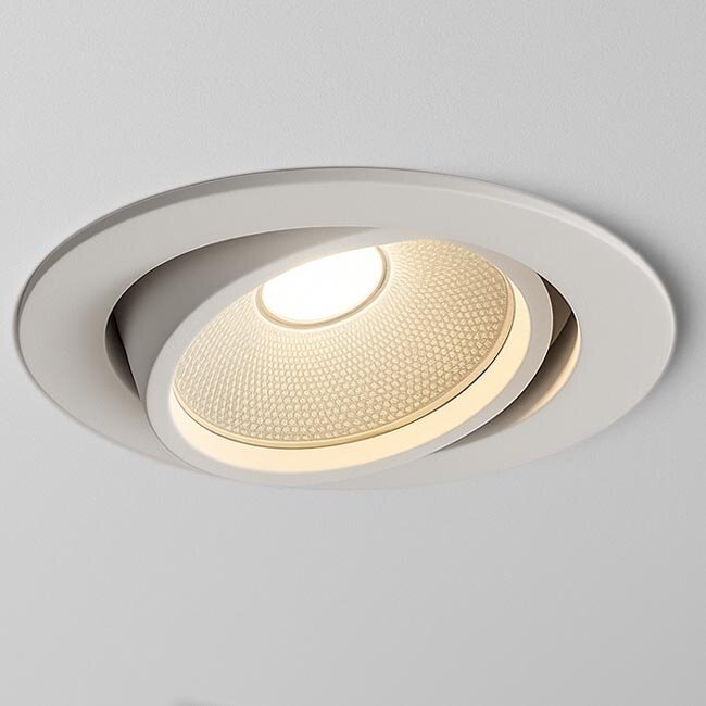 Witte Inbouw Ledspot Oslo, 6 Watt, Dimbaar Warm Wit IP44
