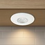 Set van 2 Cabinet Led Inbouwspots warm wit, witte uitvoering IP44, dimbaar