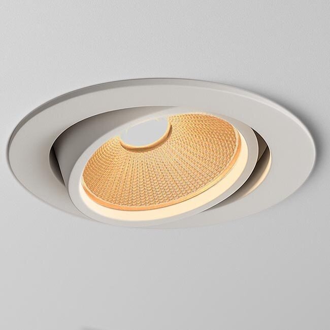 Witte Inbouw Ledspot Oslo, 6 Watt, Dim to Warm Wit IP44