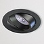 Zwarte LED inbouwspot BRUGGE 5W dimbaar, kantelbaar, warmwit licht