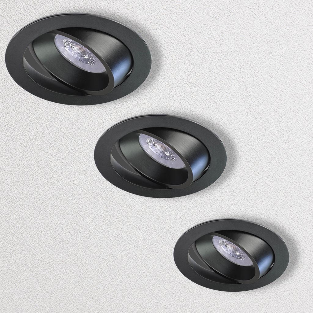 Set van 3 LED inbouwspot BRUGGE 5W