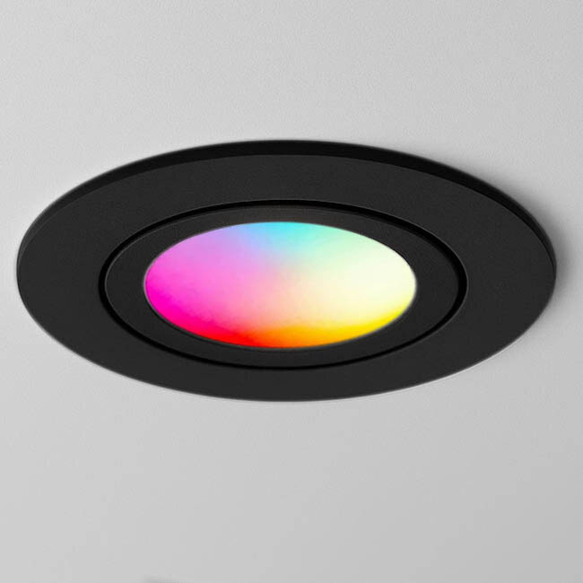 Smart Inbouw Ledspot Bali, RGB en warm Wit.
