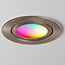Smart Inbouw Ledspot Bali RVS, RGB en warm Wit.