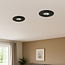 Inbouw Ledspot Praag zwart, 5 Watt, Dimbaar, Warm Wit licht , IP44