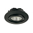 Set van 6 Inbouw Ledspot Praag zwart, 5 Watt, Dimbaar, Warm Wit licht , IP44