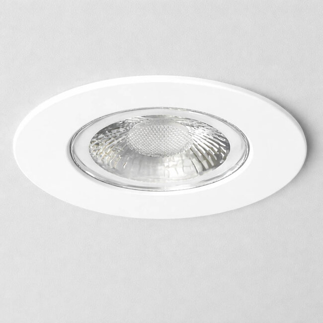 Kosnic Set van 5 Witte Inbouw Ledspot Erta, 6 Watt, Dimbaar,  IP65
