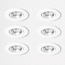 Kosnic Set van 6 Witte Inbouw Ledspot Erta, 6 Watt, Dimbaar,  IP65