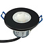 Kosnic Set van 5 Zwarte Inbouw Ledspot Erta, 6 Watt, Dimbaar,  IP65