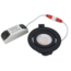 Set van 3 stuks Inbouwspot Berlijn 6W, Mat-zwart , IP44