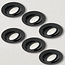 Set van 6 stuks Inbouwspot Berlijn 6W, Mat-zwart , IP44