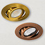 Set van 2 stuks Inbouwspot Berlijn 6W, in Goud kleur, IP44