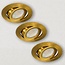 Set van 3 stuks Inbouwspot Berlijn 6W, in Goud kleur, IP44