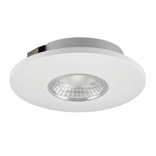 Set van 2 Cabinet Led Opbouwspot warm wit, witte uitvoering IP44, dimbaar