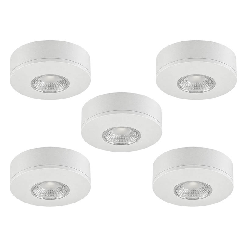 Set van 5 Cabinet Led Opbouwspot IP44
