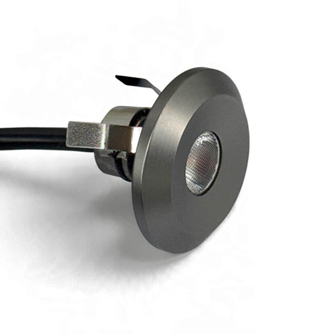 Set van 3 Microleds Maduro, 1,2 Watt, IP44 , Gun Metal kleur