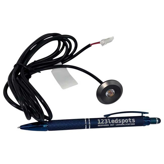 Set van 4 Microleds Maduro, 1,2 Watt, IP44 , Gun Metal kleur