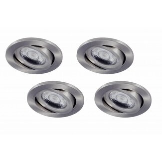 4 stuks kleine LED inbouwspot Londen 6W, dimbaar