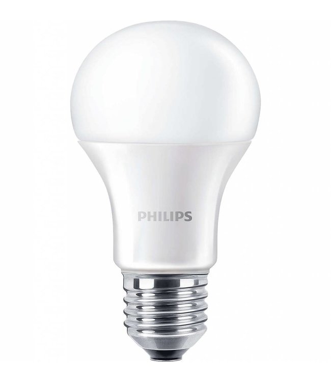Philips Led Lamp 8 5 Watt Dimbaar Warm Wit Grote Fitting E27 Deze Ledlamp Vervangt Een Gloeilamp Van Ca 60 Watt 123ledspots Bv