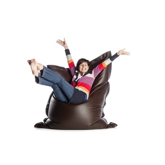 Sitonit Sit on It zitzak leatherlook donkerbruin