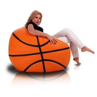 Basketbal zitzak leatherlook Ø 100cm