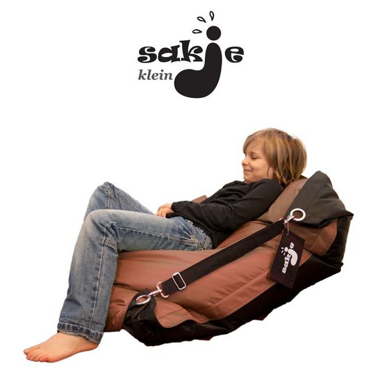 Sakje zitzak klein Bruin 120x90cm