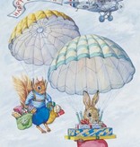 Audrey Tarrant, Rabitt and Squirrel parachuting with Presents PCE 161