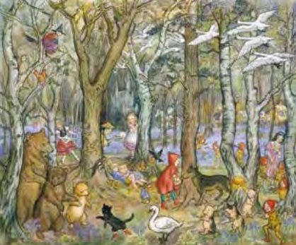 Poster Molly Brett, Fairy Tale Wood MAS 875