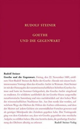 Rudolf Steiner, GA 68-C Goethe und die Gegenwart