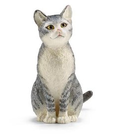 Kat zittend Schleich 13771