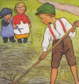 Elsa Beskow, Pelle harkt het gras C-EB 3