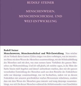 Rudolf Steiner, GA 226 Menschenwesen, Menschenschicksal und Welt-Entwicklung