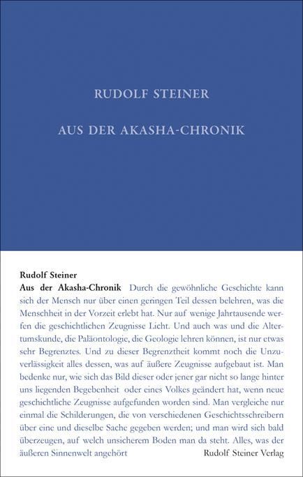 Rudolf Steiner, GA 11 Aus der Akasha-Chronik